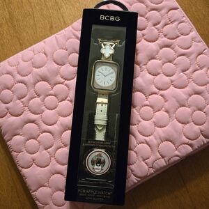 BCBG Rose Gold and Cream Watch Band